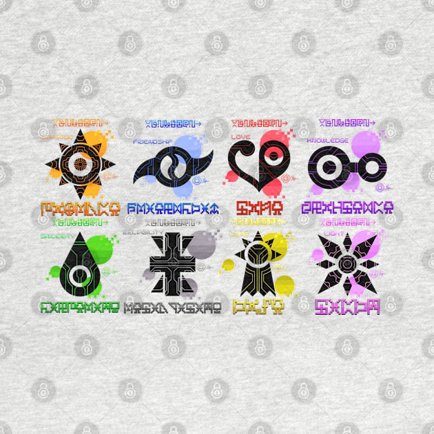 Digimon Crests by KyodanJr